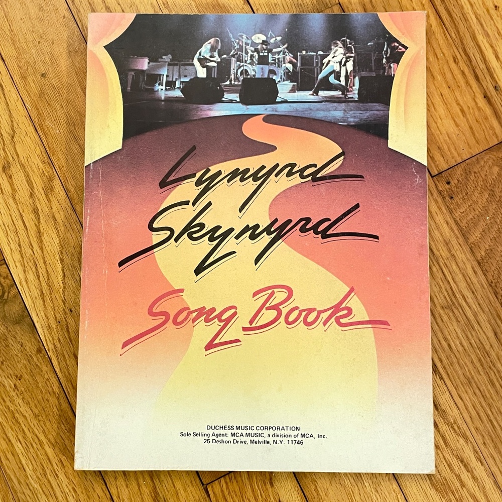 Lynyrd Skynyrd 1977 Vintage Songbook Sheet Music with Photos